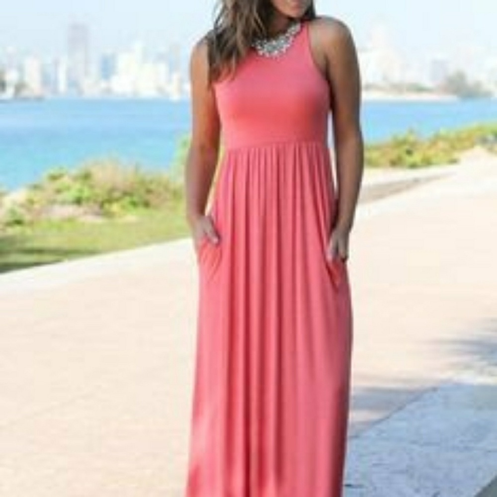 Pink maxi